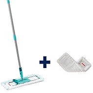 LEIFHEIT PROFI XL Micro Duo Floor Mop + SuperDuster Floor Replacement Head (compact box packaging) - Mop
