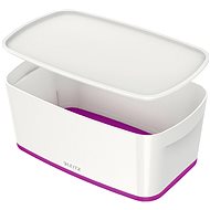 Leitz WOW MyBox, size S, White/Purple - Storage Box