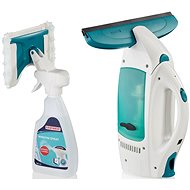 Leifheit Window Cleaner + 500ml Glass Cleaner including Window Mop - Window Vacuum Cleaner