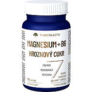 Pharma Activ Magnesium + B6 hroznový cukr 30 pastilek - Magnesium