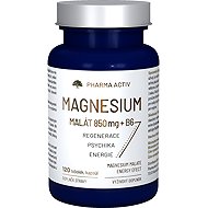 Pharma Activ Magnesium Malát 850mg + B6 120 tobolek - Magnesium