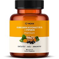 MOVit Energy extrakt kurkumy 95 % + piperin, 60 kapslí - Curcumin
