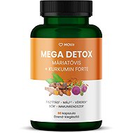 MOVit Energy Mega Detox ostropestřec mariánský + kurkumin Forte, 60 kapslí - Milk Thistle