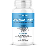 MOVit Energy zinek chelát 15 mg, 90 tablet - Zinc