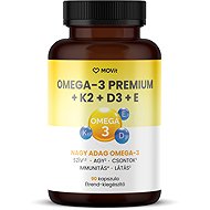 MOVit Energy Omega-3 Premium + K2 + D3 + E, 90 kapslí - Omega 3