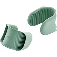 Lékué Silicone Mini Oven Mitts, 2pcs, Green - Oven Mitt