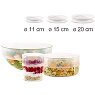 Lékué set of silicone food lids Reusable, 3pcs - Cap