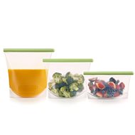 Lékué set of silicone food bags Reusable, 3pcs - Poly Bag