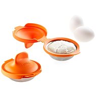 Lékué Egg Poacher 2pcs | orange - Cookie-Cutter