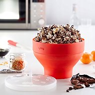 Lékué Microwave popcorn container red - Microwave-Safe Dishware