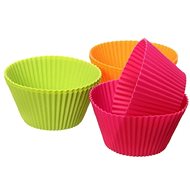 LEKUE Silicone Baking Tin (Cupcakes) for a Large Muffin, Red - Baking Mould