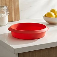LEKUE Classic Cake Mould Lékué Round Cake 20cm | Red - Baking Mould