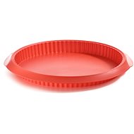LEKUE Silicone Baking Mould for Quiche, Lékué Quiche 28cm | Red - Baking Mould