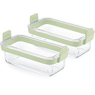 Lékué Glass Containers for Air Fryer, 2 pcs - Transparent - Fryer Accessory