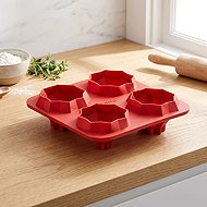 LEKUE Fortune Biscuit Mould 4 pcs Lékué Fortune Origami | Pyramids - Baking Mould