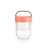 Lékué Jar To Go 400 ml | lososový - Desiatový box