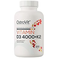 OstroVit Vitamin D3 4000 + K2, 100 tablets - Vitamin K2