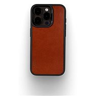 Lemory iPhone 15 Pro kožený kryt hnědý - Phone Cover