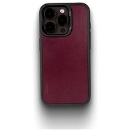 Lemory iPhone 15 Pro Max kožený kryt purpurový - Phone Cover