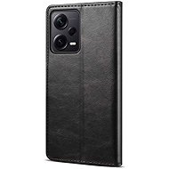 Lenuo Leather flip for Xiaomi Redmi Note 12 Pro+ 5G black - Phone Case