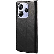 Lenuo Leather flip for Xiaomi Redmi Note 14 5G black - Phone Case
