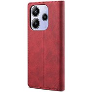 Lenuo Leather flip for Xiaomi Redmi Note 14 5G red - Phone Case