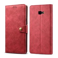 Lenuo Leather on Samsung Galaxy J4+, Red - Phone Case