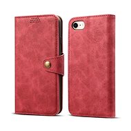 Lenuo Leather for iPhone iPhone SE 2020/8/7, Red - Phone Case
