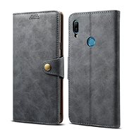 Lenuo Leather for Huawei Y6 / Y6s / Y6 Prime (2019), Grey - Phone Case