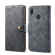 Lenuo Leather for Huawei Y7 Prime (2019), Grey - Phone Case