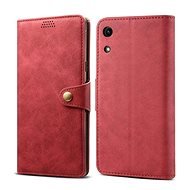 Lenuo Leather for Honor 8A, Red - Phone Case