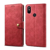 Lenuo Leather for Xiaomi Mi A2, red - Phone Case