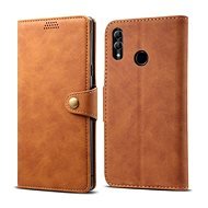 Lenuo Leather tok Honor 10 lite készülékhez, barna - Mobiltelefon tok