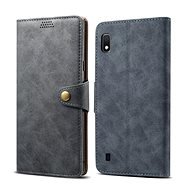 Lenuo Leather für Samsung Galaxy A10, Grau - Handyhülle