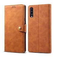 Lenuo Leather für Samsung Galaxy A50/A50s/A30s, Braun - Handyhülle