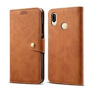 Lenuo Leather na Huawei P30 lite/P30 Lite New Edition, hnedé - Puzdro na mobil