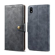 Lenuo Leather for Xiaomi Redmi 7A, grey - Phone Case