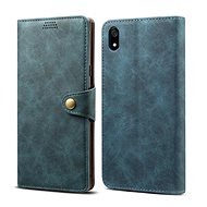 Lenuo Leather for Xiaomi Redmi 7A, blue - Phone Case