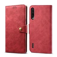 Lenuo Leather tok Xiaomi Mi A3 készülékhez, piros - Mobiltelefon tok
