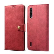 Lenuo Leather a Xiaomi Mi 9 Lite készülékhez, piros - Mobiltelefon tok