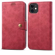 Lenuo Leather for iPhone 11, red - Phone Case