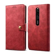 Lenuo Leather für Xiaomi Redmi 8, rot - Handyhülle