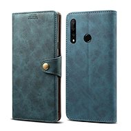 Lenuo Leather for Honor 9X, Blue - Phone Case