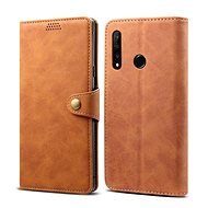 Lenuo Leather for Honor 9X, Brown - Phone Case