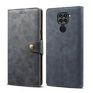 Lenuo Leather pre Xiaomi Redmi Note 9, sivé - Puzdro na mobil