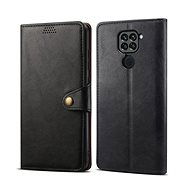 Lenuo Leather pre Xiaomi Redmi Note 9, čierne - Puzdro na mobil