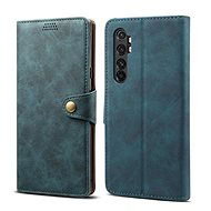 Lenuo Leather tok Xiaomi Mi Note 10 Lite készülékhez, kék - Mobiltelefon tok