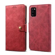 Lenuo Leather Samsung Galaxy A41 piros tok - Mobiltelefon tok