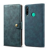 Lenuo Leather for Huawei P40 Lite E, Blue - Phone Case