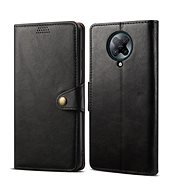 Lenuo Leather a Xiaomi Poco F2 Pro készülékhez, fekete - Mobiltelefon tok